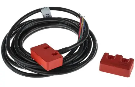 Produktfoto 1 von Guardmaster 440N Magnetisch 3 m Kabel Berührungsloser Sicherheitsschalter 24V dc aus Kunststoff, 2 Öffner / 1,