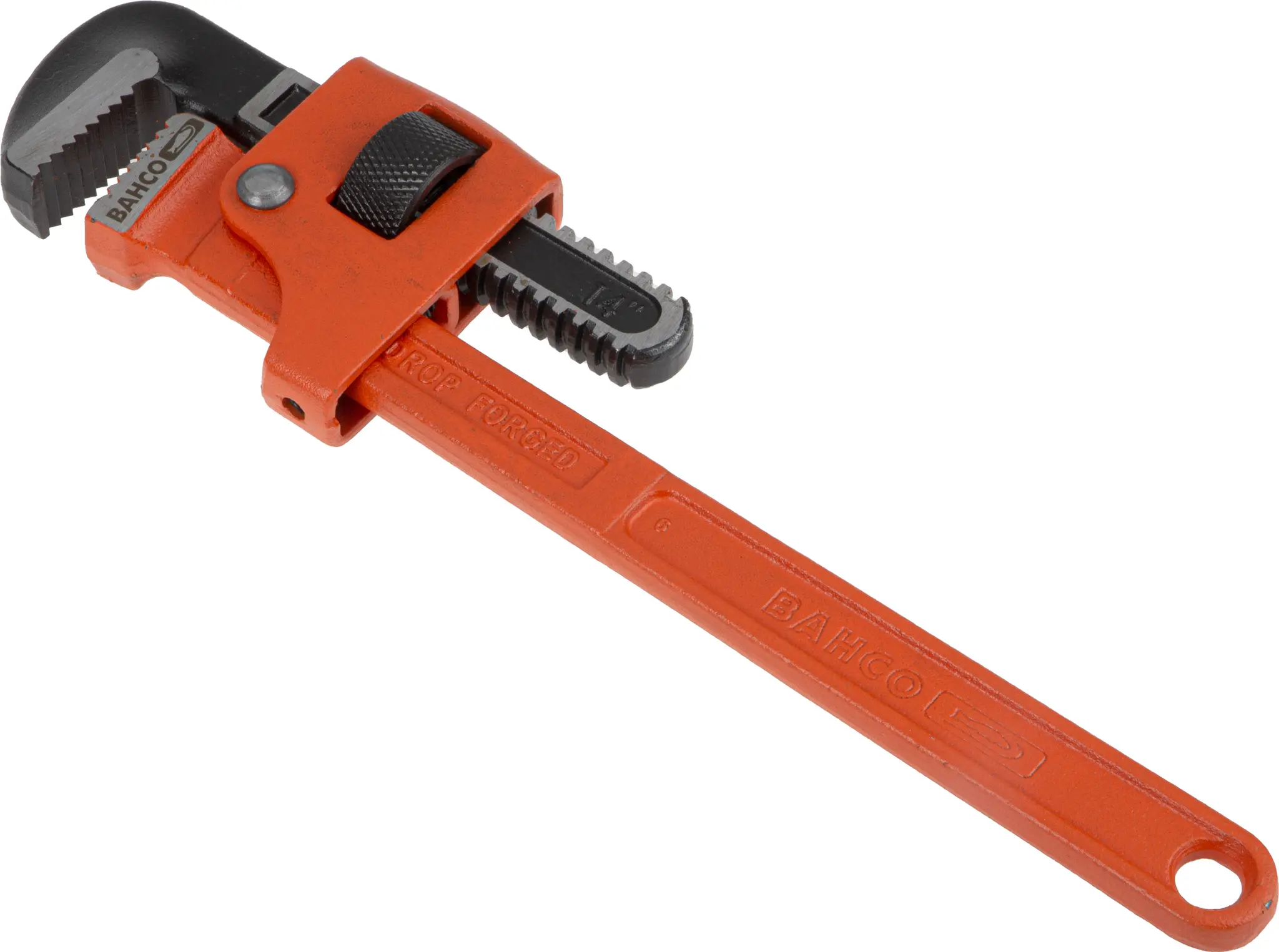 Produktfoto 1 von Bahco Schraubenschlüssel Rohrzange Nicht parkend, Metall Griff, Backenweite 51 mm, / Länge 355 mm