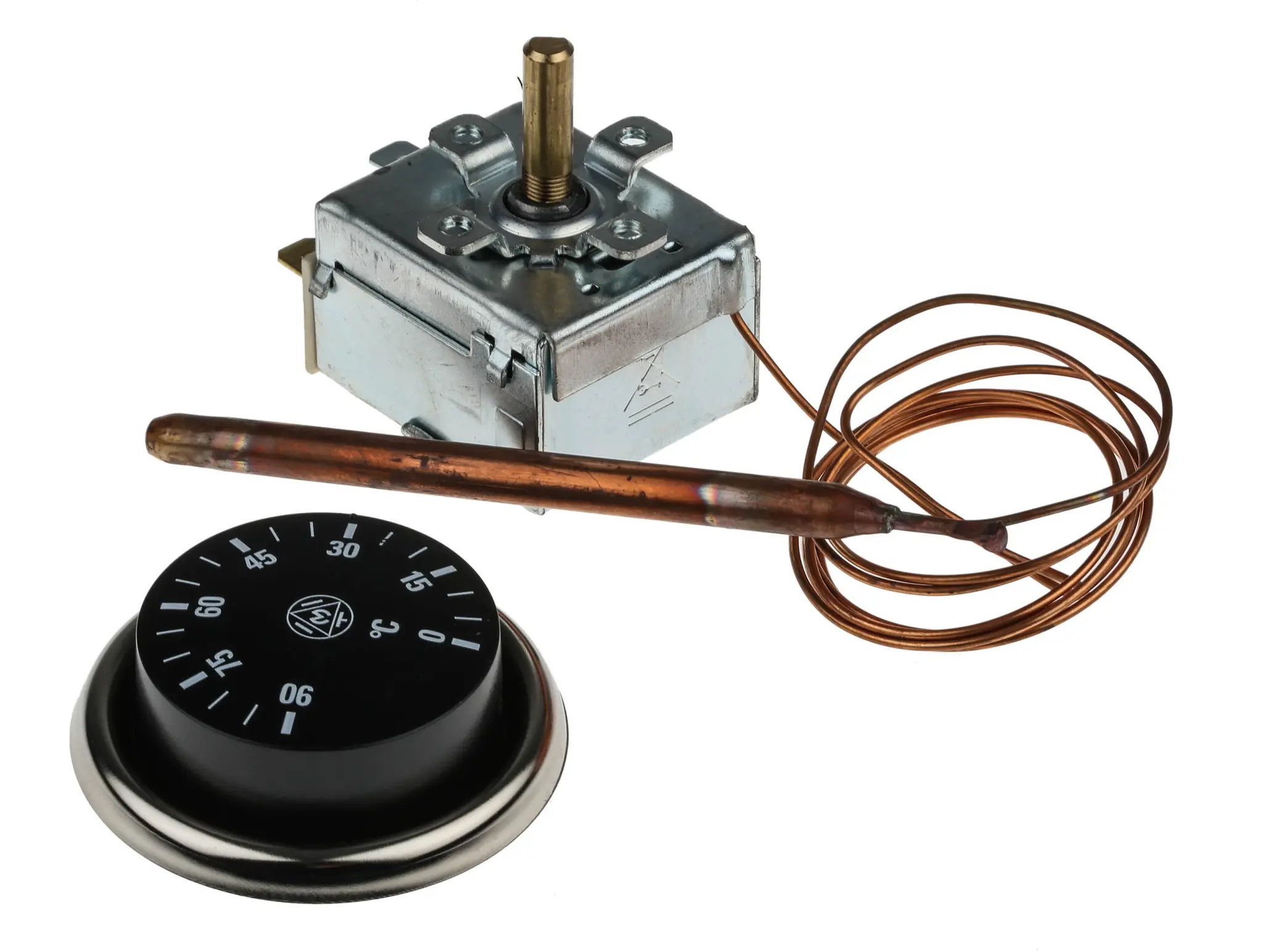 Produktfoto 1 von RS PRO Kapillar Thermostat SPDT, 250V ac / 16A