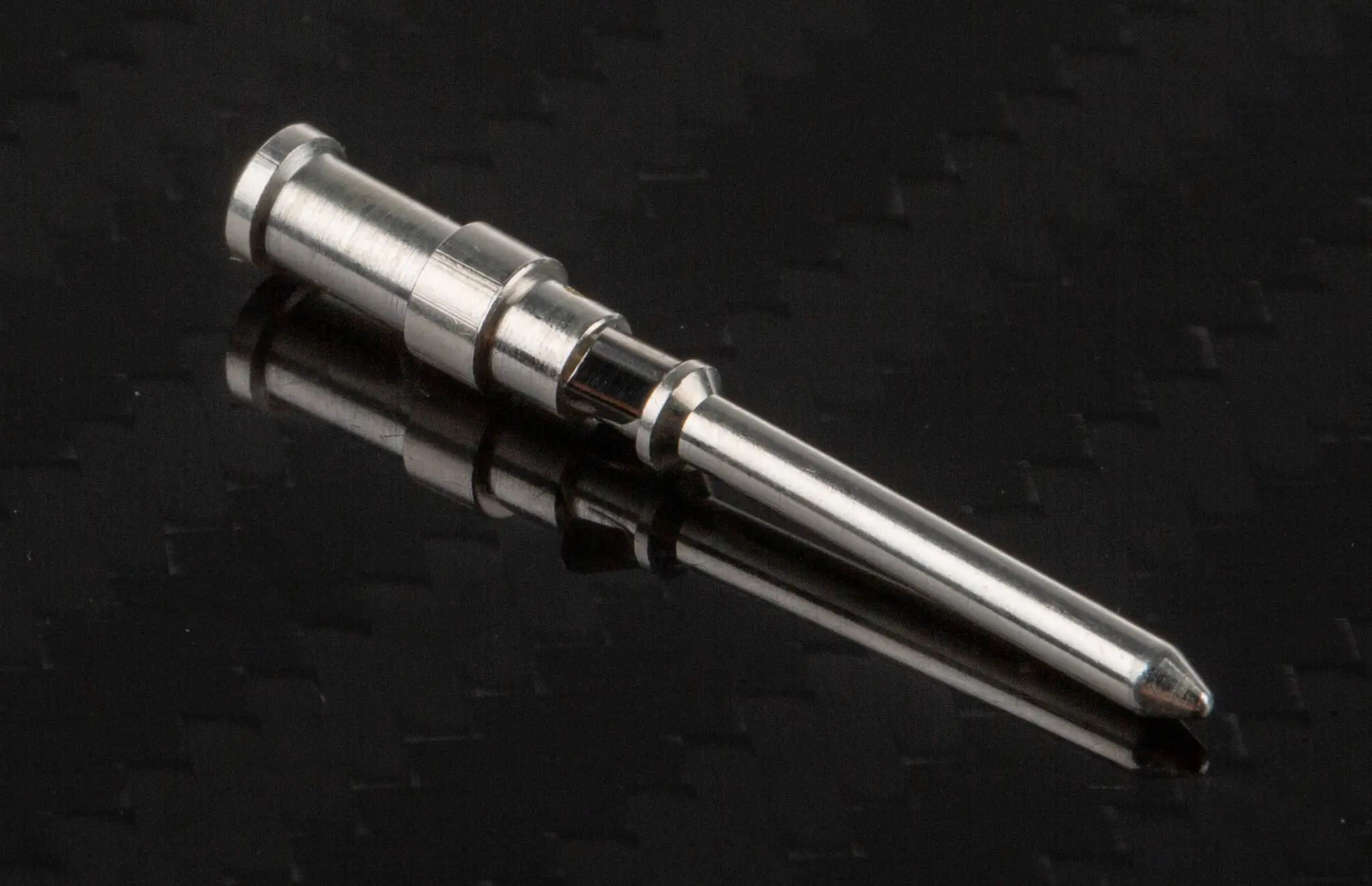 Produktfoto 1 von HARTING Han D Kontakt für robusten Stromversorgungsstecker Stecker 10A Crimpkontakt 0.14 mm² 0.37 mm²