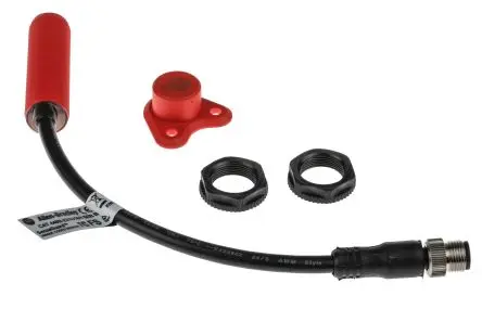 Produktfoto 1 von Guardmaster 440N RFID 8-polig M12 Berührungsloser Sicherheitsschalter 24V dc aus Kunststoff, 2 PNP / 1, Einmalig codiert