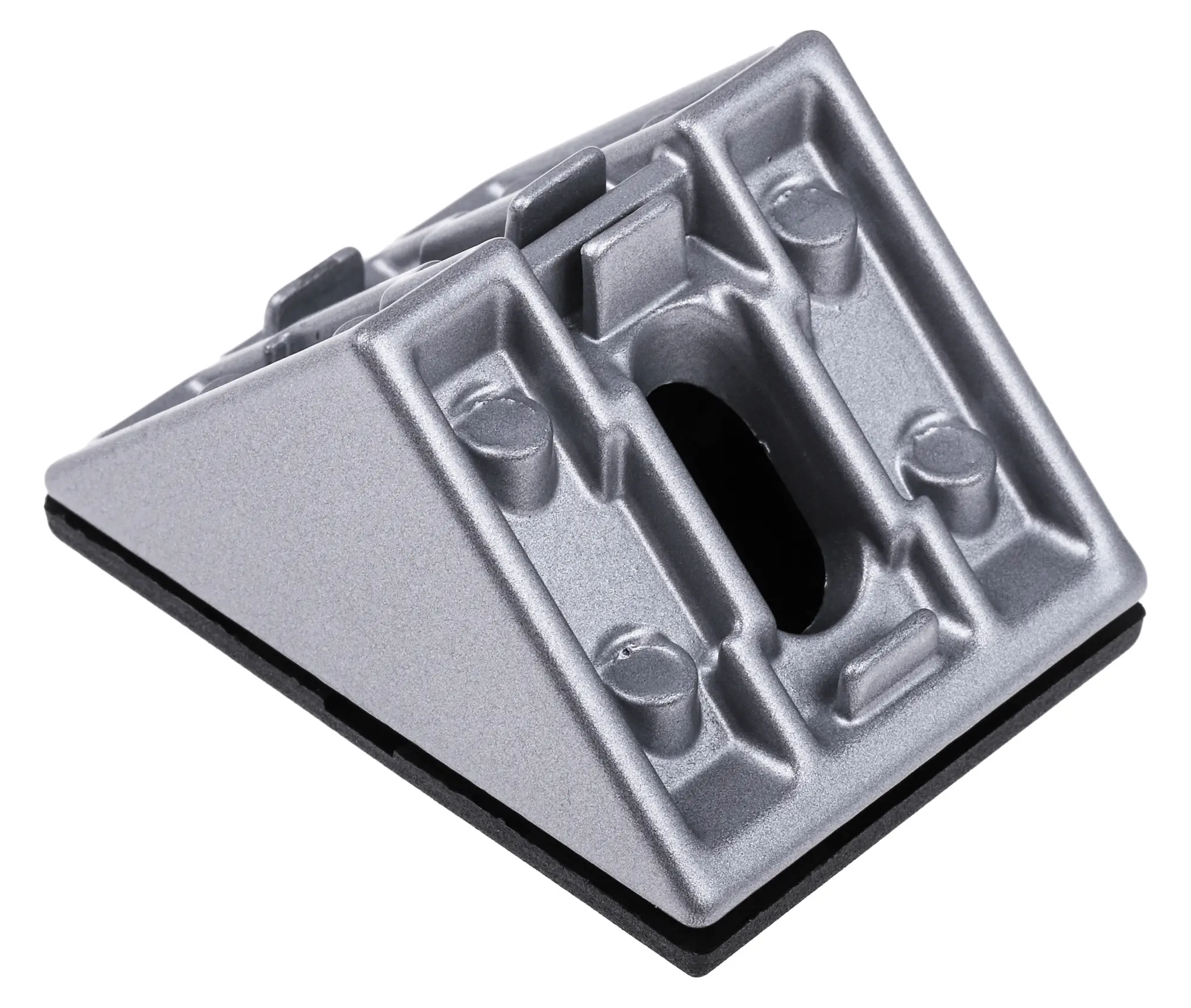 Produktfoto 1 von RS PRO Verbindungskomponente, Winkel-Halterung, Steckverbinderhalterung und Gelenk für 8 mm passend für 40 x 40 x 40 mm