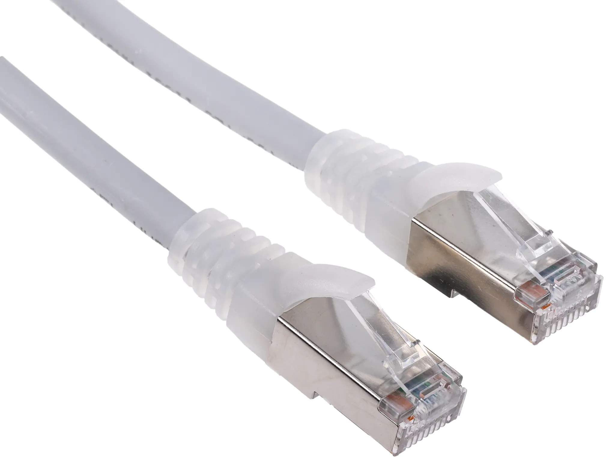 Produktfoto 1 von RS PRO Kat. 6 Ethernet-Kabel, 10 m, Grau F/UTP Stecker, A RJ45 Stecker, B RJ45, Raucharm halogenfrei