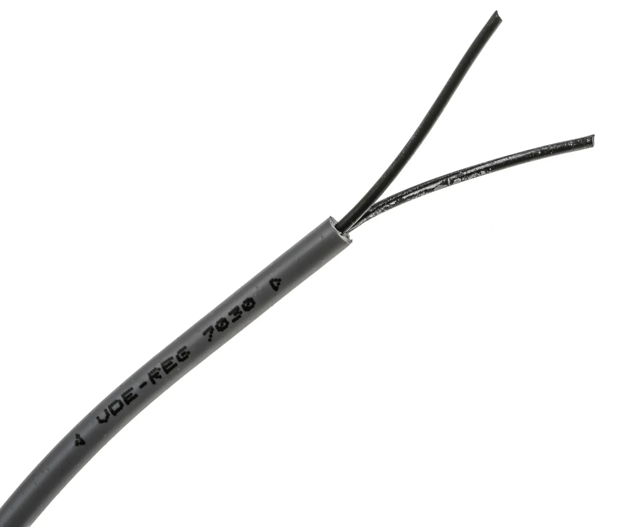 Produktfoto 1 von RS PRO YY Steuerkabel, 2-adrig 0.75 mm² 18 AWG Ungeschirmt Grau, 50 m, Polyvinylchlorid