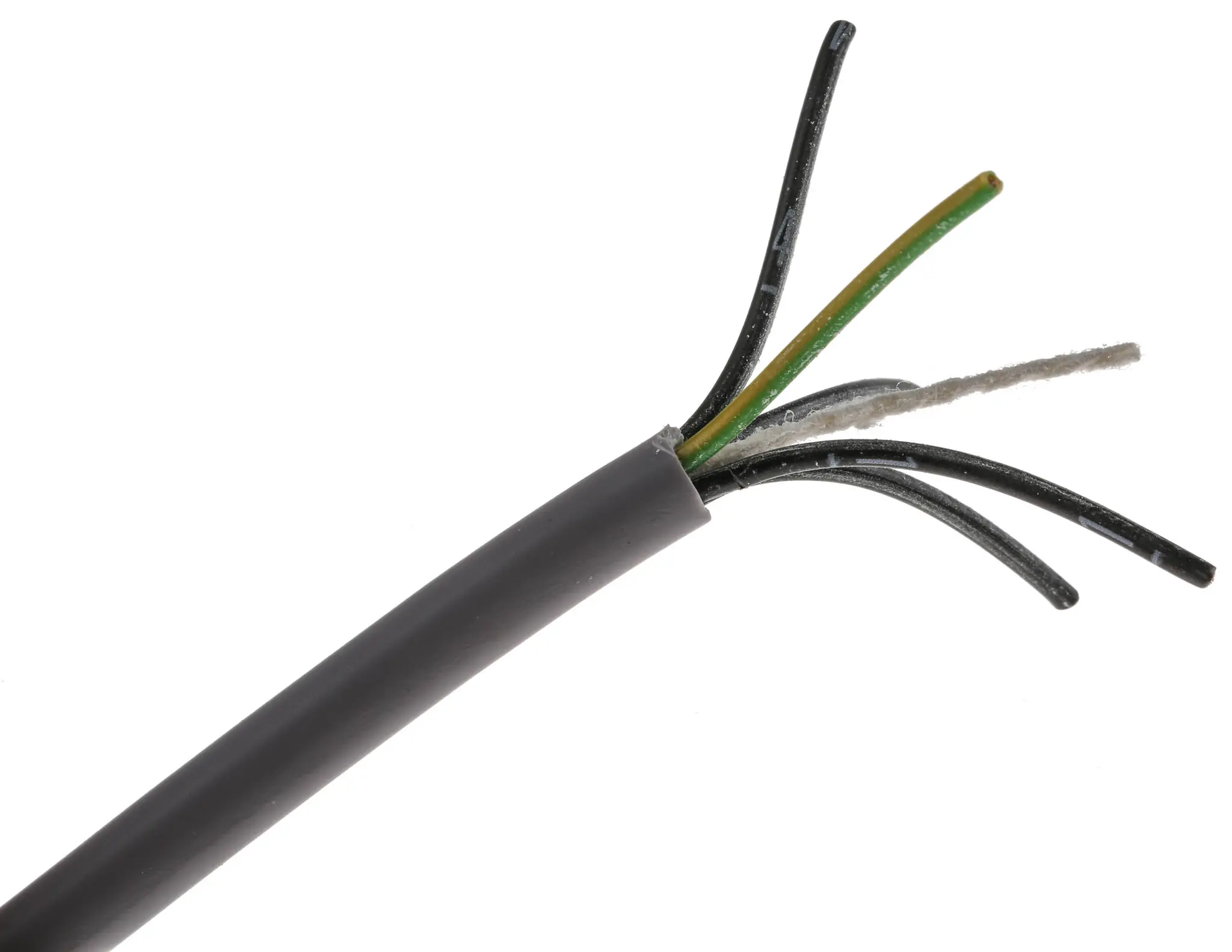 RS PRO ÖLFLEX CLASSIC 110, YY Steuerkabel, 5-adrig 0.5 mm² 20 AWG Ungeschirmt Grau, 50 m, Polyvinylchlorid