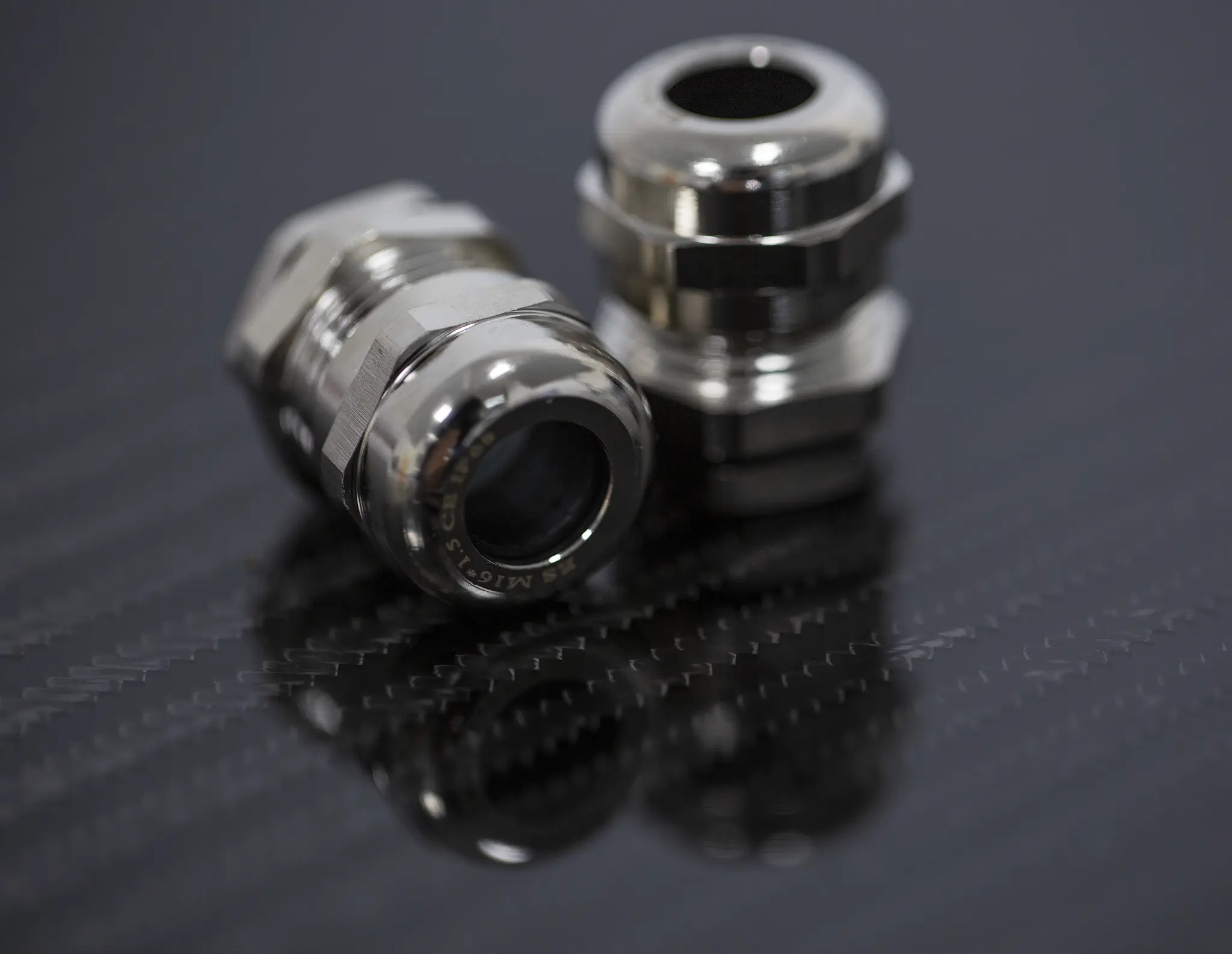 Produktfoto 1 von RS PRO Kabelverschraubung, M16 Messing vernickelt Metallisch 5 mm/ 10 mm, IP68