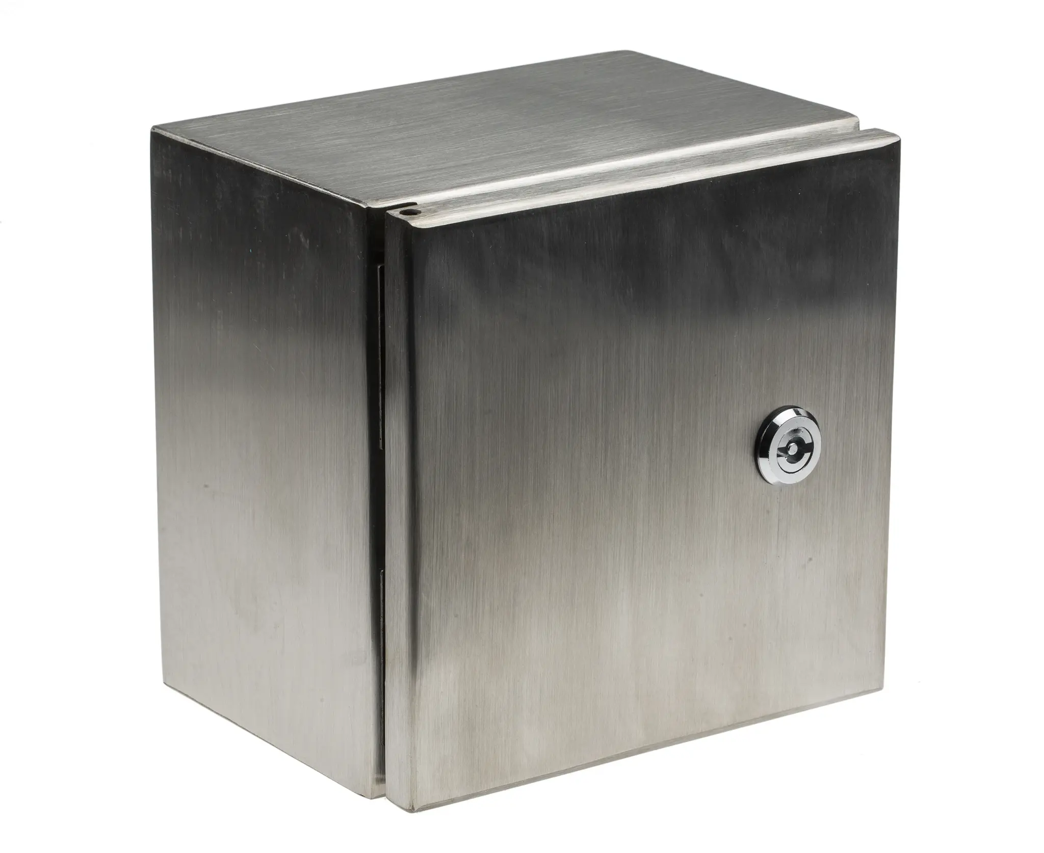 Produktfoto 1 von RS PRO Edelstahl 304 Wandanschlusskasten farblos IP66, HxBxT 200 mm, 200 mm x 150 mm