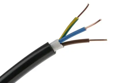 RS PRO Netzkabel, 3-adrig Schwarz, 50 m 70 °C, 1kV, Polyvinylchlorid