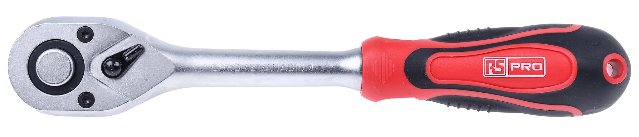 Produktfoto 1 von RS PRO 12.7 mm Ratsche Ratsche Chrom Vanadium Stahl Höhensicher, Länge 246 mm