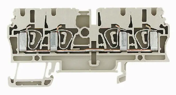 Produktfoto 1 von Weidmüller ZDU Anschlussklemmenblock für Durchkontaktierung 1 Braun, 2.5 mm², 800 V Klemme ATEX