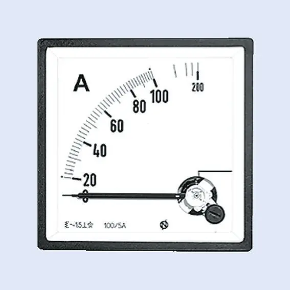 Gossen Müller & Weigert Amperemeter 20 mA DC Drehmagnet, 92 mm x 92 mm / Class 1.5