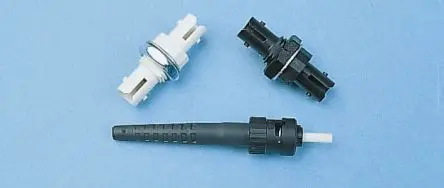 Produktfoto 1 von Amphenol Fiber Optics 953 LWL-Steckverbinder, ST, Multimodus, Simplex, UPC 0.35dB, ø 900 μm, Schwarz