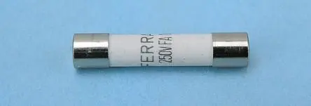 Produktfoto 1 von Mersen FA/FB Patronensicherung FF / 1.6A 6.3 x 32 mm 380V ac Keramik