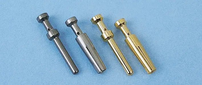 Produktfoto 1 von HARTING Han E Kontakt für robusten Stromversorgungsstecker Stecker 16A Crimpkontakt 0.5 mm² 0.5 mm²