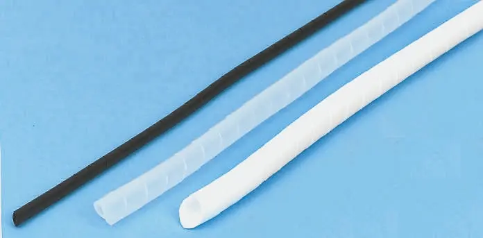 Produktfoto 1 von HellermannTyton Spiral-Kabelumwicklung / 19.2 mm Polyethylen Weiß, für Kabel-Ø 9.6 mm bis 19 mm, Länge 30 m