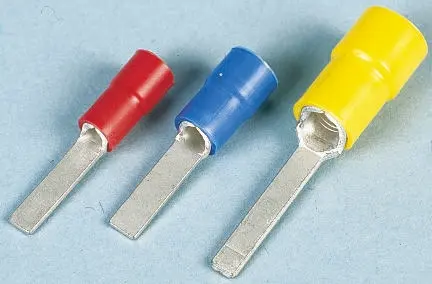 Produktfoto 1 von JST FV Kabelschuh Flachstift, Isoliert 22 AWG, Rot, L. 11.1 mm 16 AWG, D. 0.8 mm
