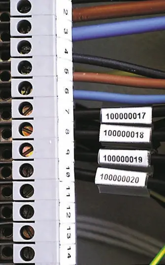 Produktfoto 1 von Brady Kabelmarkierungszubehör, Typ Kabelmarkierungsträger z.Verwend.mit Markierungseinsätze