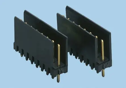 Produktfoto 1 von Wurth Elektronik 475 Leiterplattenleiste, 6-polig / 1-reihig, Raster 2.54 mm Raster, Kabel-Platine, Ummantelt