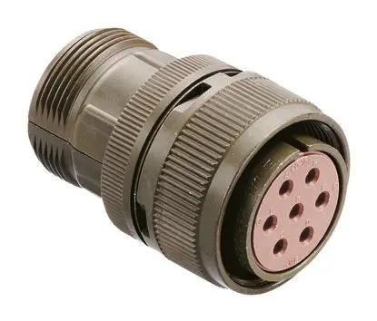 Produktfoto 1 von JAE, N/MS Kupferlegierung MIL-Spec Rundsteckverbinder Gerade, 4-polig, 500 V, Kabel, Gehäuse 18 Stecker, MIL-5015,