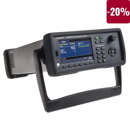 Produktfoto 1 von Keysight Technologies 120-Kanal Datenerfassungssystem, LAN, USB-Anschluss, Digital-Eingang, Netzbetrieb, 22 bit