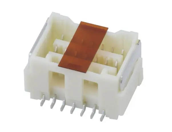 Produktfoto 1 von Molex 503154 Leiterplattenleiste Vertikal, 14-polig / 2-reihig, Raster 1.5 mm SMD, Kabel-Platine, Ummantelt