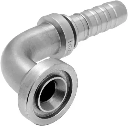 GatesAnschlusstück aus Trennplatte Stecker/Buchse, 90 °, 0.75 Zoll