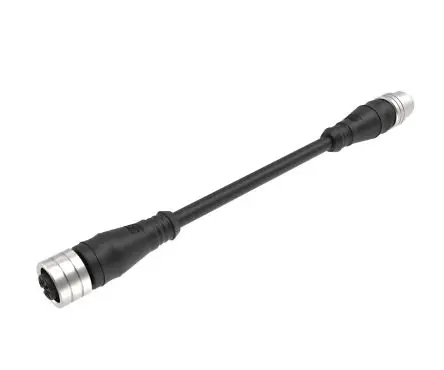 Produktfoto 1 von Molex 130066, 4-polig Kabel assembliert, M12 Micro Change Buchse 4 / M12 Micro Change Stecker, Länge 0.305 m