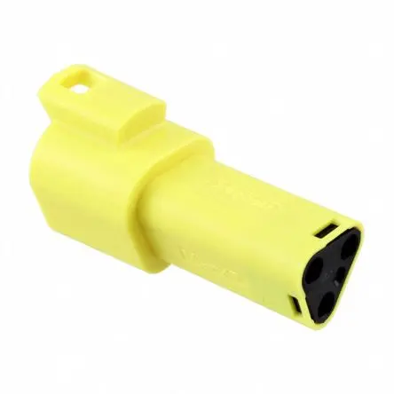 Produktfoto 1 von Molex 93444 Crimpgehäuse, Kabel, Buchsengehäuse, Crimpbefestigung, Buchse, 3-polig, Gelb / 2-reihig