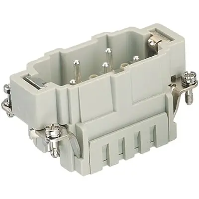 Produktfoto 1 von HARTING Han Hv ES Hochleistungssteckverbinder-Einsätze und -Module Stecker, 5-polig 16A, Stromversorgungssteckverbinder