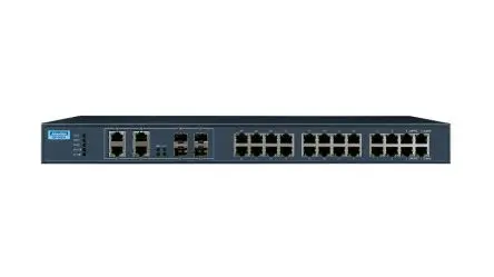 Produktfoto 1 von Advantech EKI:2428 Ethernet-Switch 28-Port Unmanaged 1000Mbit/s
