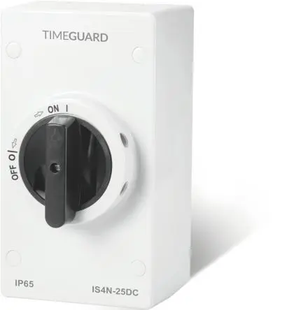 Produktfoto 1 von Timeguard Weathersafe Sicherungslasttrennschalter 4-polig SMD 25A IP66