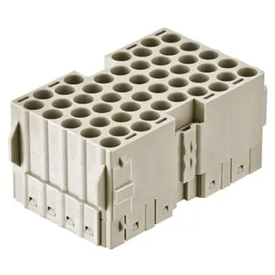 Produktfoto 1 von HARTING Han Yellock Hochleistungssteckverbinder-Einsätze und -Module Stecker, 48-polig 16A,