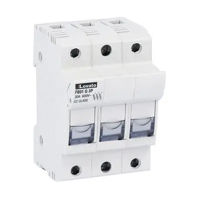 Produktfoto 1 von Lovato Halter 10x38mm fuses 30A 600V 3-polig