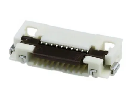 Produktfoto 1 von Molex 52892 ZIF, Oberfläche gewinkelt FPC-Steckverbinder, 10-polig / 1-reihig, Raster 0.5 mm, SMD