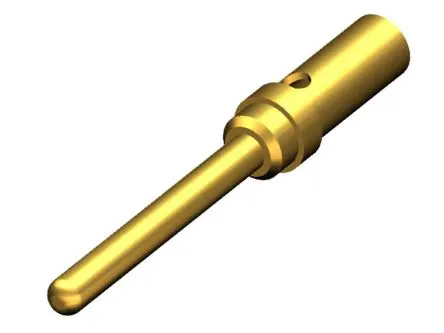 Produktfoto 1 von FCT from Molex 173112 Kontakt, Stecker Crimpbefestigung, Kupferlegierung, Gold, Bearbeitet