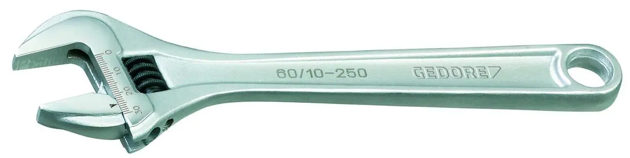 Produktfoto 1 von Gedore Verstellbarer Schraubenschlüssel Zöllig/metrisch, CrV-Stahl, Länge 152 mm