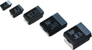 Produktfoto 1 von Vishay T55 Tantal-Polymer-Kondensator, 33 μF, 33V, Oberfläche, 20 %, Gehäuse 3528-12, 125 °C, IEC 61249-2-21