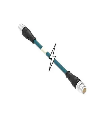 Produktfoto 1 von Molex 130048, 4-polig Kabel assembliert, M12 Micro Change Stecker 4 / M12 Micro Change Stecker, Länge 5 m