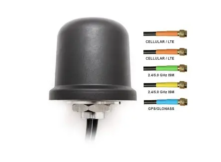 Produktfoto 1 von Advantech 2G, 3G, 4G Antenne, Rundstrahl, Mobilfunk, SMA-Stecker, Stecker, 4.2 dBi