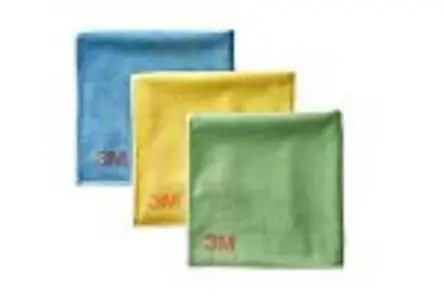 Produktfoto 1 von 3M Scotch-Brite Wischtuch für Reinigung für verschiedene Oberflächen Mikrofaser Packung Trocken 3 pro Paket Stk.