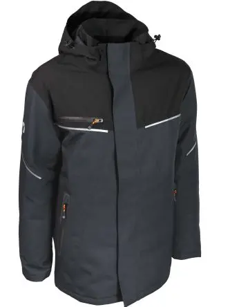 Produktfoto 1 von SINGER SAFETY PORGREY Unisex Atmungsaktiv, Kälteschutz, Wasserdicht, Windbeständig Bomberjacke 100 % Polyester Schwarz,