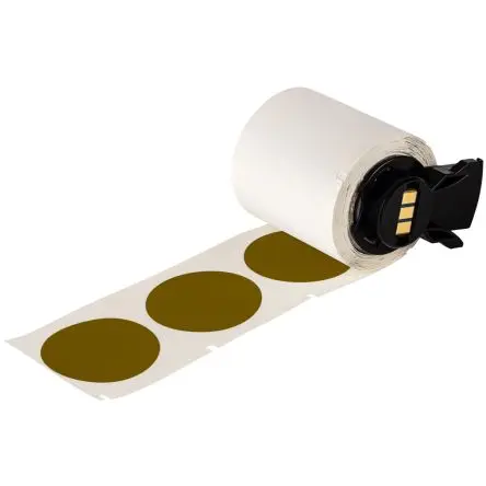 Produktfoto 1 von Brady Etikett B. 33.32 mm für BMP61 250 Pro Rolle auf Weiß Braun Vinyl