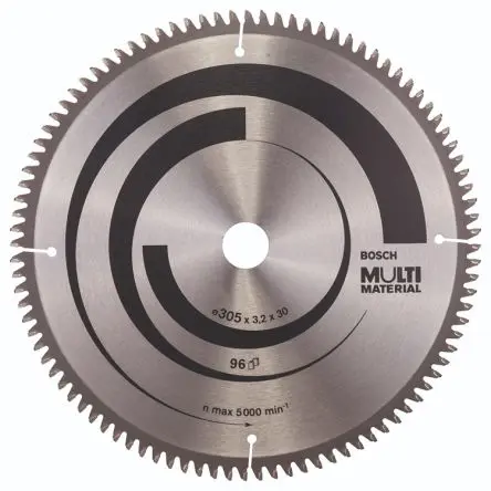 Produktfoto 1 von Bosch 96 Hartmetall Multi-Material Kreissägeblatt, Ø 305 mm 1
