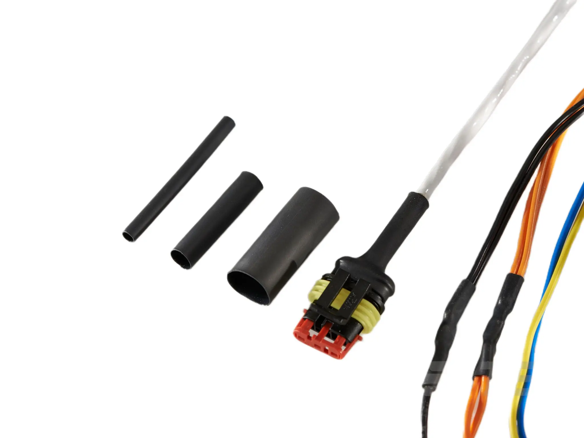 Produktfoto 1 von TE Connectivity RAYCHEM Rohr, Modifiziertes Polyolefin Schwarz, Ø 12 mm Schrumpfrate 4:1, Länge 1220mm
