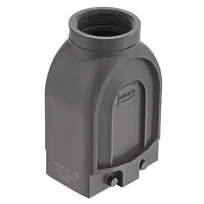 Produktfoto 1 von HARTING Han Eco Modular Haube Doppelter Hebel 2, Kabel 10B Haube für obere Kabeleinführung, IP65