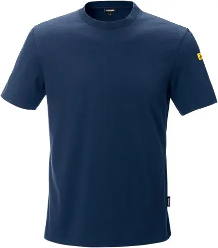 Fristads 7081 XTM T-Shirt, Leitfähiges Gewebe, Baumwolle, Polyester Kurz Marine M