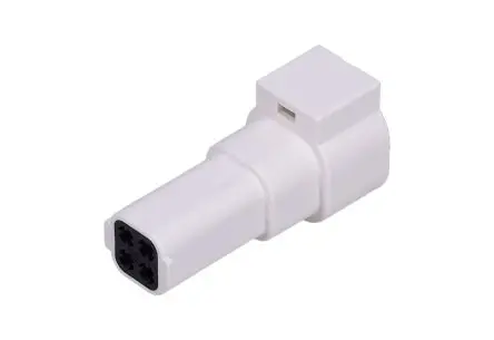 Produktfoto 1 von Molex 172877 Stecker Crimpgehäuse 4 mm, 4-polig / 2-reihig Gerade, Kabel