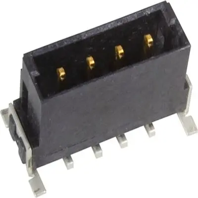 Produktfoto 1 von HARTING Har Flex Stiftleiste Gerade, 4-polig / 1-reihig, Raster 2.54 mm Raster Oberfläche, Motherboard-zu-Tochterkarte,