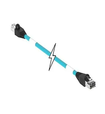 Produktfoto 1 von Molex 84702 Cat5e Ethernet, 6 m, Blaugrün, A Gerade Stecker, B Gerade Stecker, Thermoplastisches Elastomer Ungeschirmt