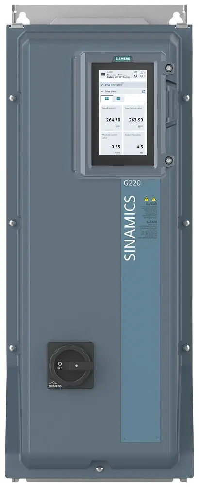 Siemens G220 3-Phasen Wechselstrommotorantrieb 37 kW 415 V 126 A 550Hz